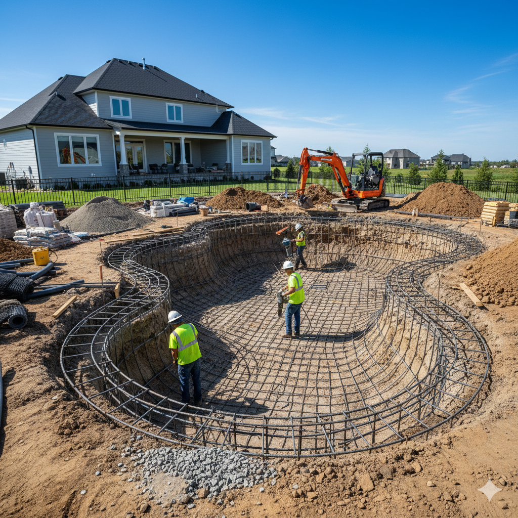 In-Ground Pool Installation